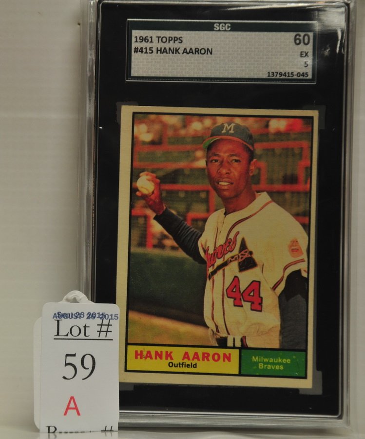 1961 Topps Hank Aaron (1 of 2)