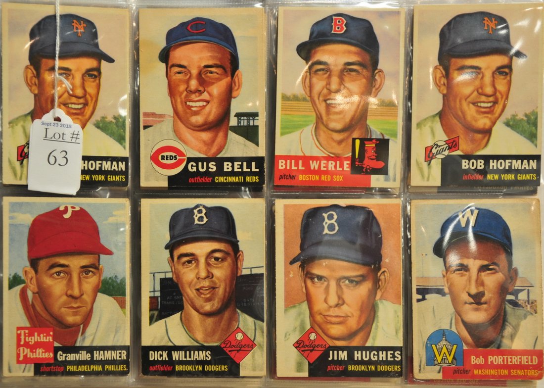 Estate Collection of 64 1953 Topps Baseball Cards (1 of 2)
