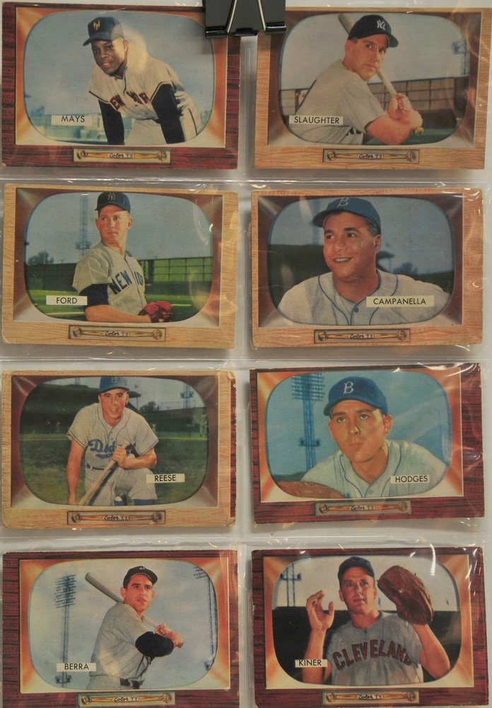 8 1955  Bowman Baseball Hall Of Famers (1 of 2)