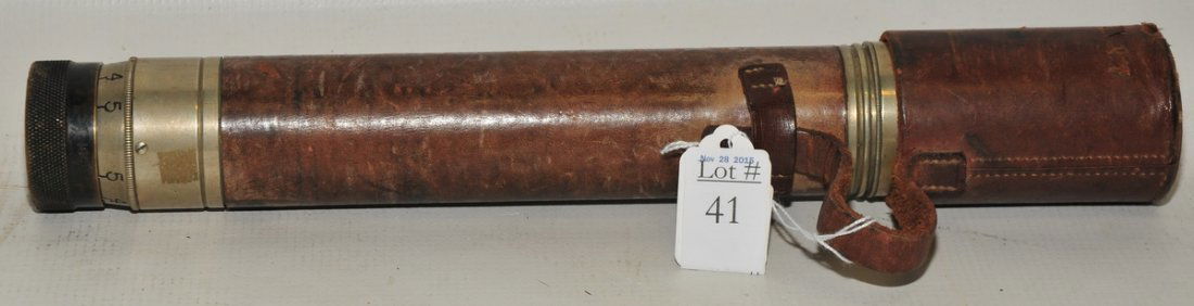 British Antique Spyglass: W. Otiway and Company Ealing, London 1942 Navy