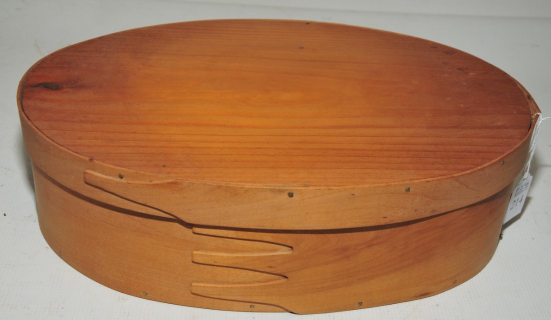 Shaker Oval Pantry Box 15": Shaker Oval Pantry Box 15"