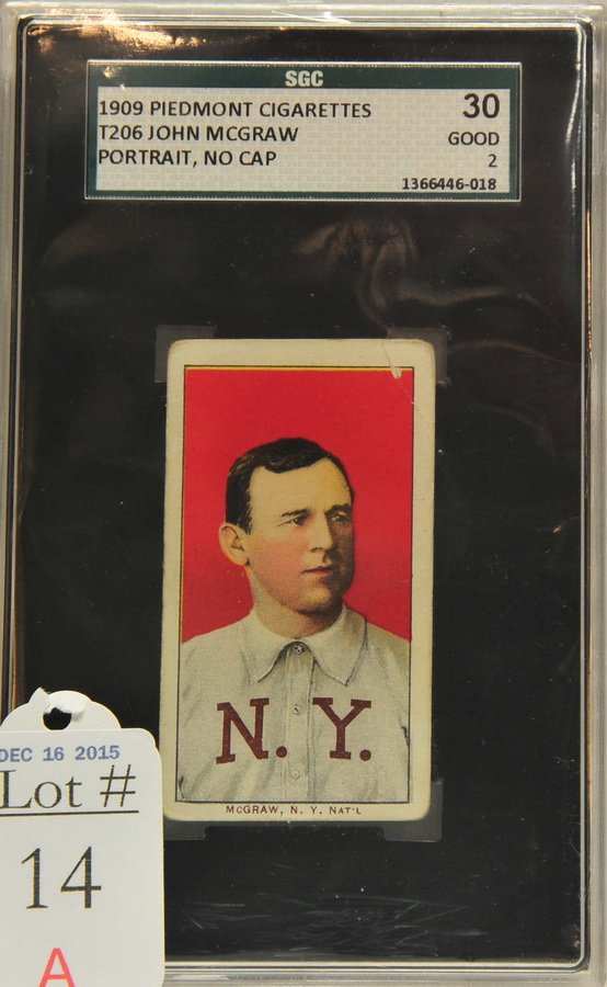 1909 T206 John Mcgraw (1 of 2)