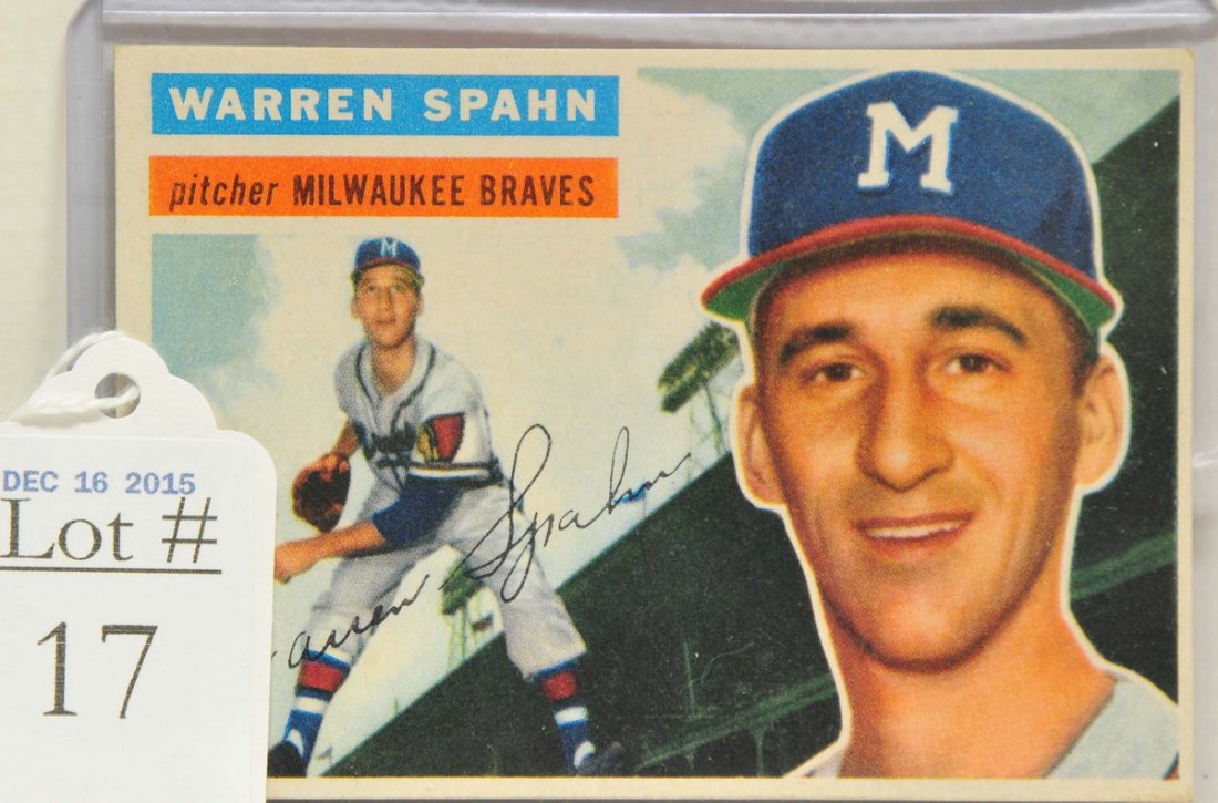 1956 Topps Warren Spahn (1 of 2)