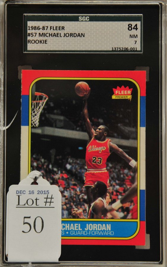 1986 Fleer Michael Jordan Rookie Card (1 of 2)