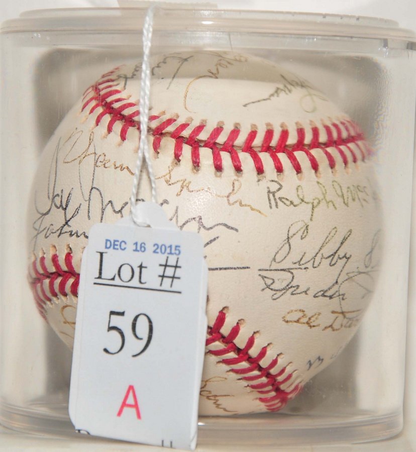 Boston Braves Signed All-Time Greats Ball (1 of 2)
