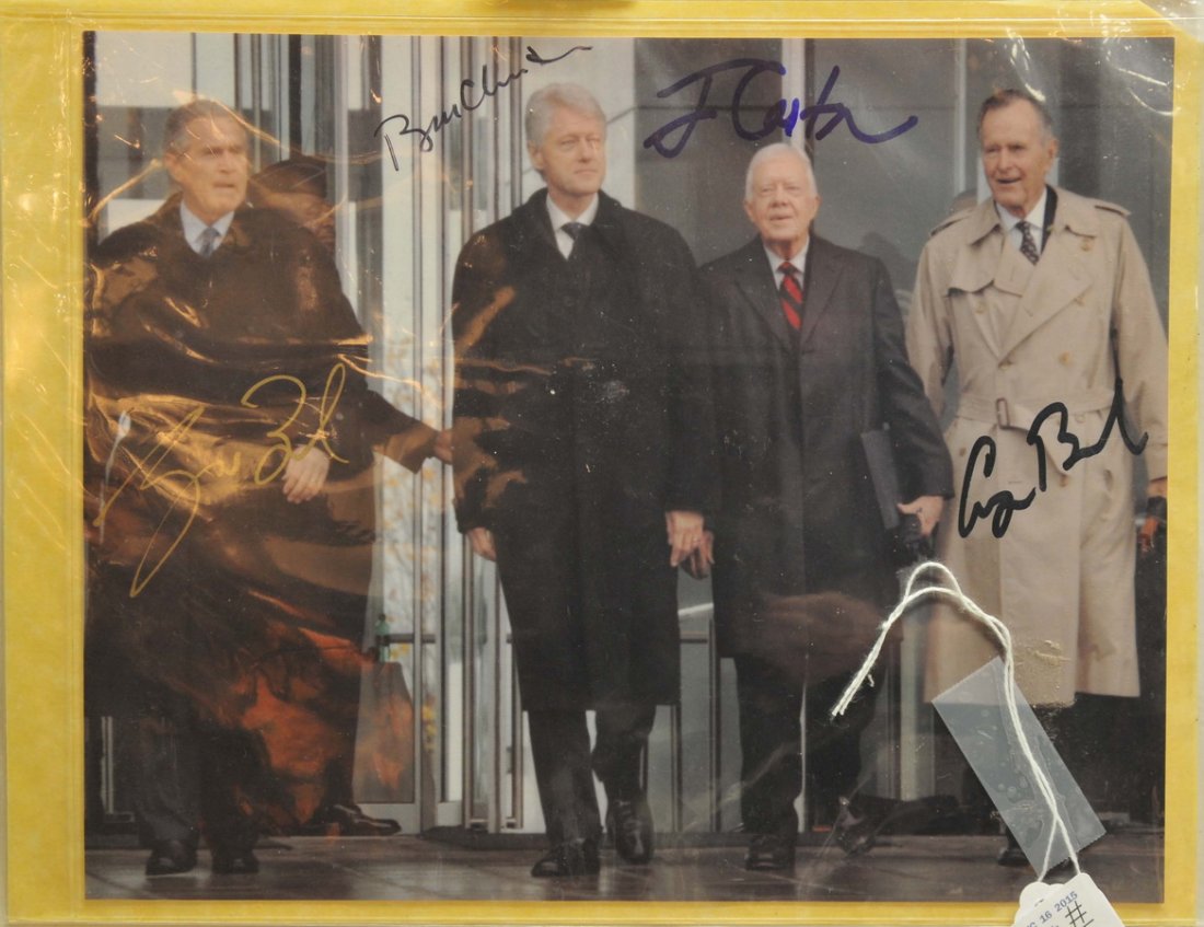 Presidential Signed 8x10 (1 of 2)