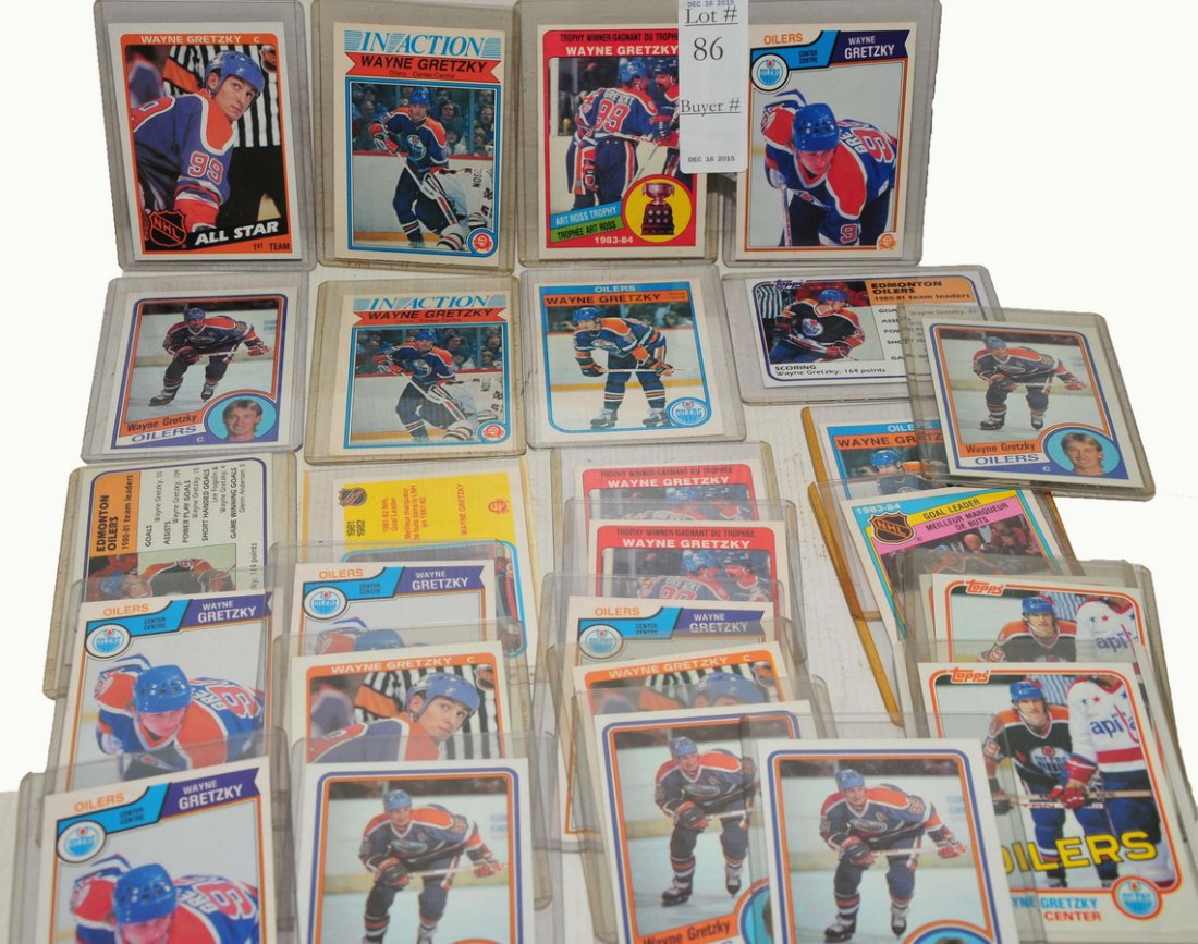 Excellent Collection of Wayne Gretzky Cards (1 of 1)