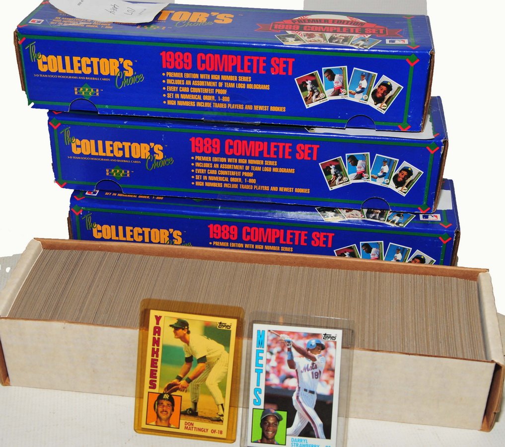 4 1980's Baseball Complete Sets (1 of 1)