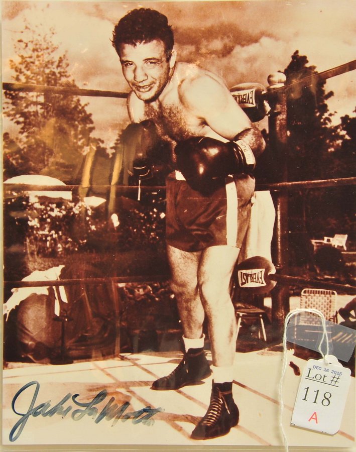 Jake Lamotta Autographed 8x10 (1 of 1)