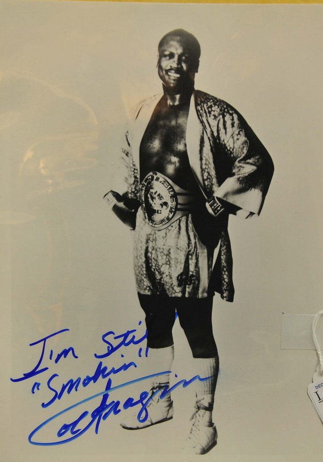 Joe Frazier Signed 8x10: LOA by Frank Garo FHE