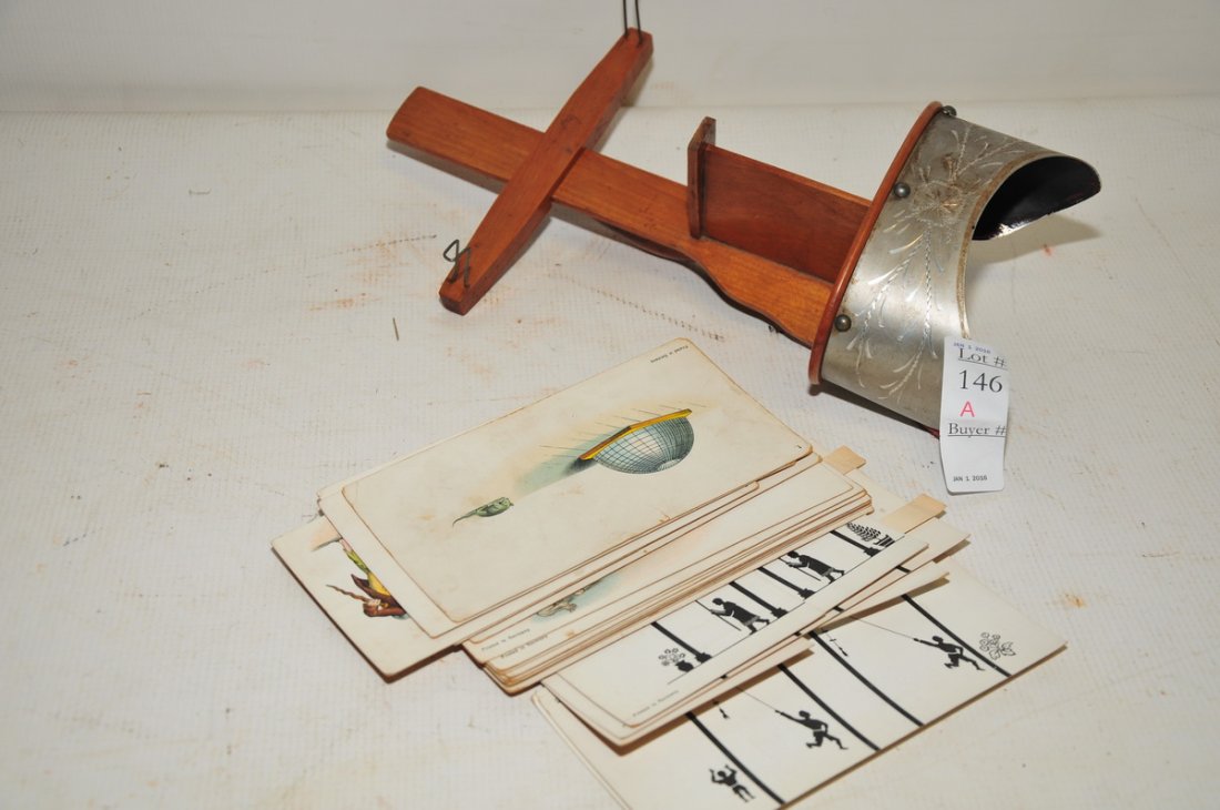 Stereo view Lot with Children's Cards and Viewer: Stereo view Lot with Children's Cards and Viewer