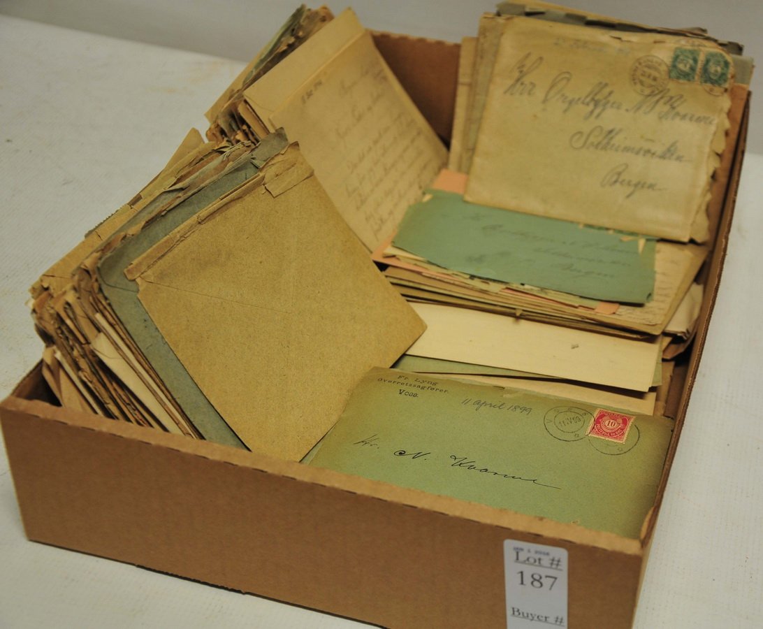 Collection of late 19th Century Letters: Scandinavian/German Correspondence