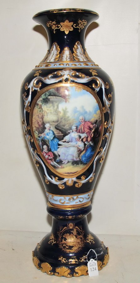 Hand painted Limoges Palace Vase (1 of 5)