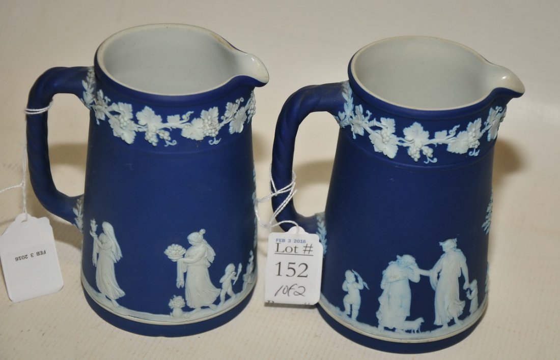 Pair of Wedgwood Jasperware Creamers: Pair of Wedgwood Jasperware Creamers