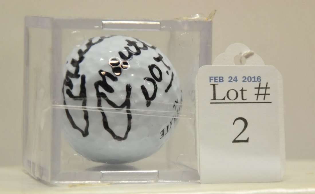 Mickey Mantle Signed Golf Ball (1 of 1)
