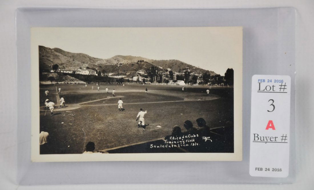 1910 Chicago Cubs Postcard (1 of 1)