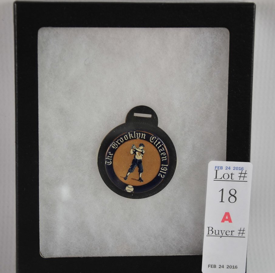 1912 Brooklyn Baseball Scorer (1 of 1)