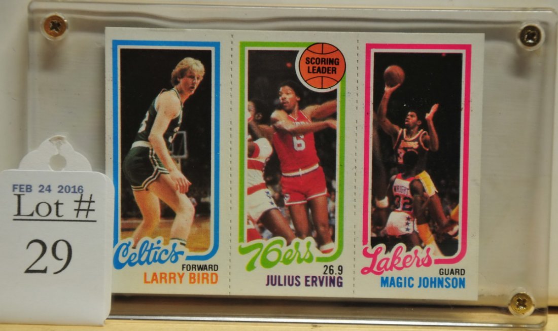 1980-81 Topps Larry Bird/Magic Johnson Rookie (1 of 1)