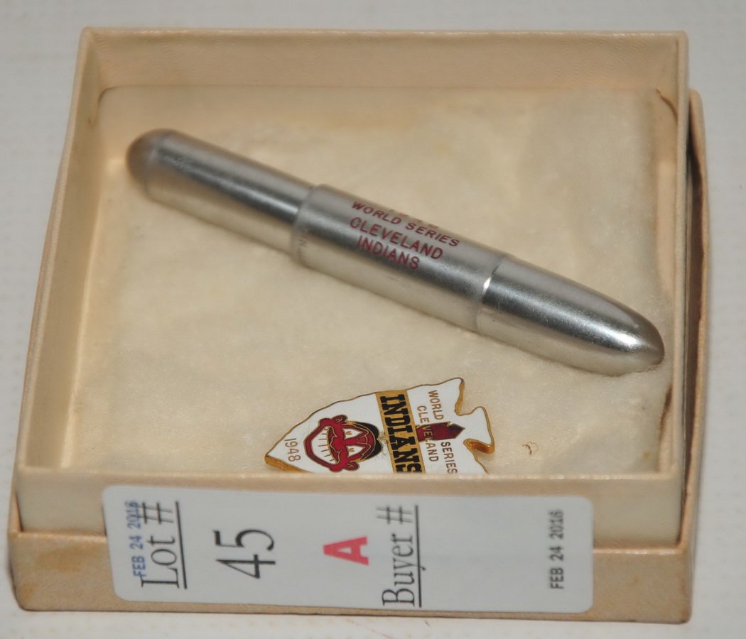 1948 Cleveland Indians World Series Press Pin (1 of 2)