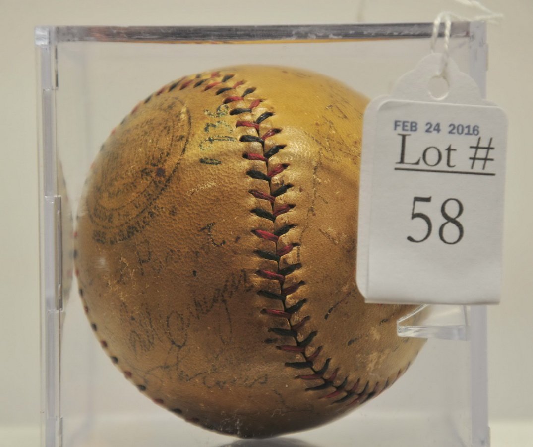 Circa 1910 Red Sox Signed Team Ball (1 of 2)