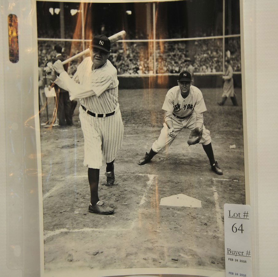 Estate Collection of 5 Babe Ruth Photos (1 of 4)