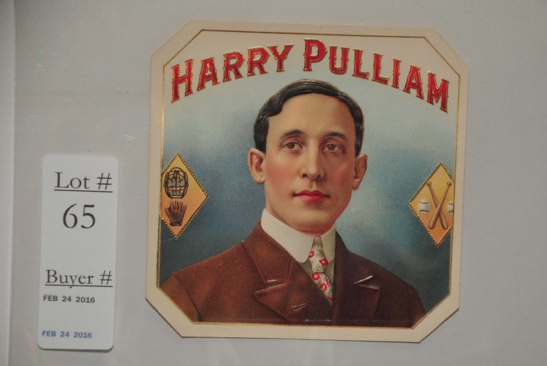 Circa 1900 Harry Pullman Cigar Label Near Mint: Circa 1900 Harry Pullman Cigar Label Near Mint