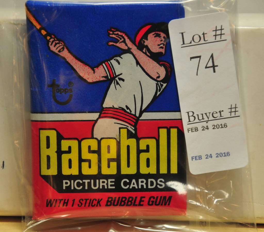 1977 Topps Unopened Wax Pack (1 of 1)