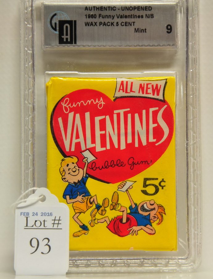 1960 Funny Valentines Graded Wax Pack (1 of 1)