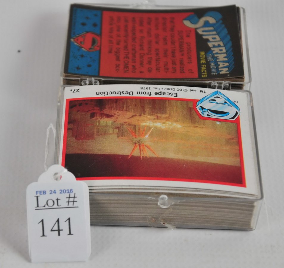 Complete Set of 1978 Superman Cards (1 of 1)