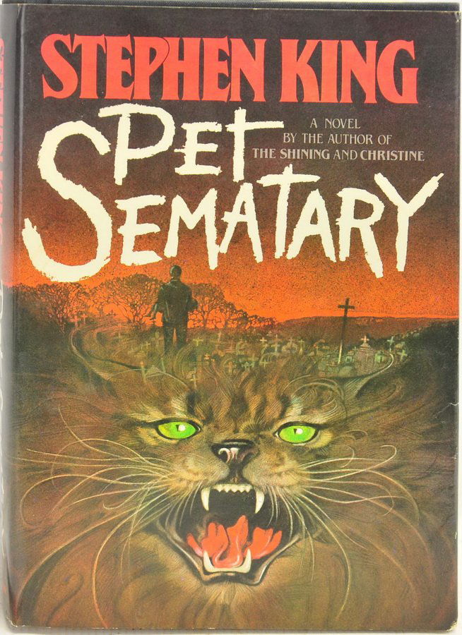 1983 Stephen King Signed Novel "Pet Semetary" (1 of 2)
