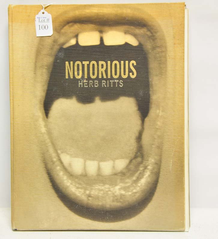 Hard cover book "Notorious" by Herb Ritts (1 of 2)