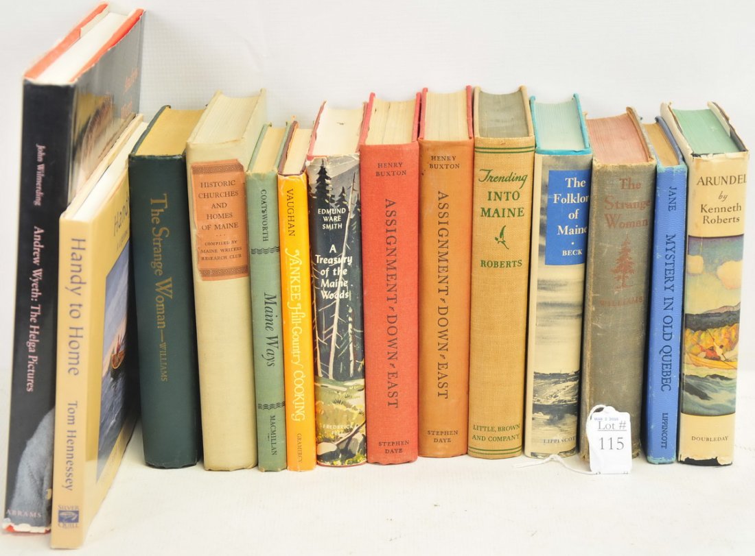 Fourteen Maine hardcover books (1 of 1)