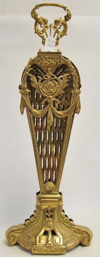 Brass fireplace fan (1 of 2)