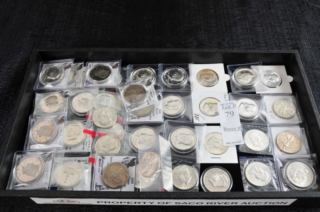 Large Collection of Half Dollars (1 of 1)