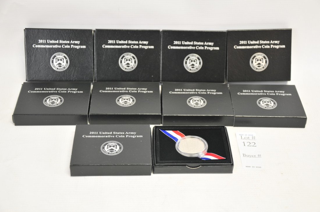 10 2011 US Army Proof Clad Dollars (1 of 3)
