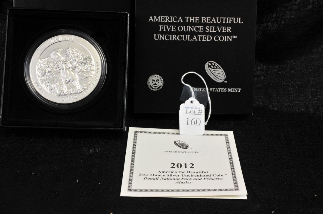 2012 US 5OZ Denali Silver Coin (1 of 1)