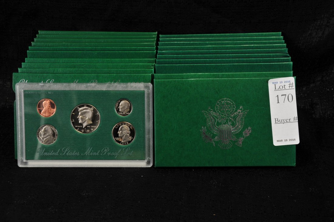 20 US Proof Sets (1 of 1)