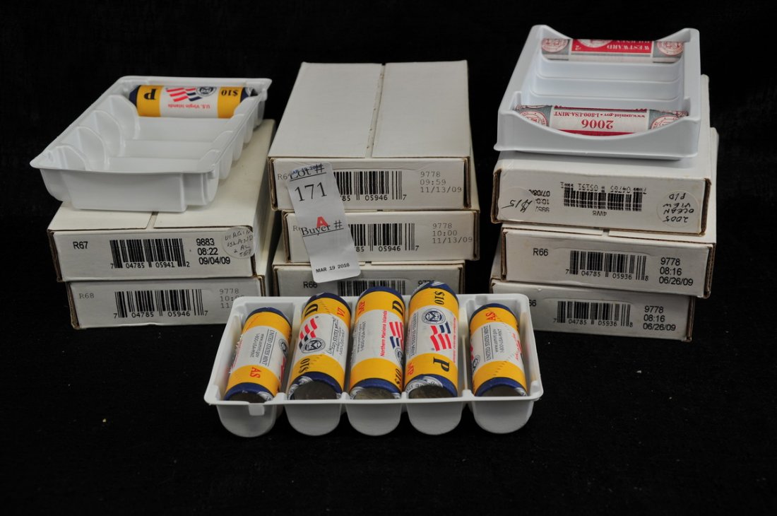 $208 Face Value US Mint UNC Rolls (1 of 1)