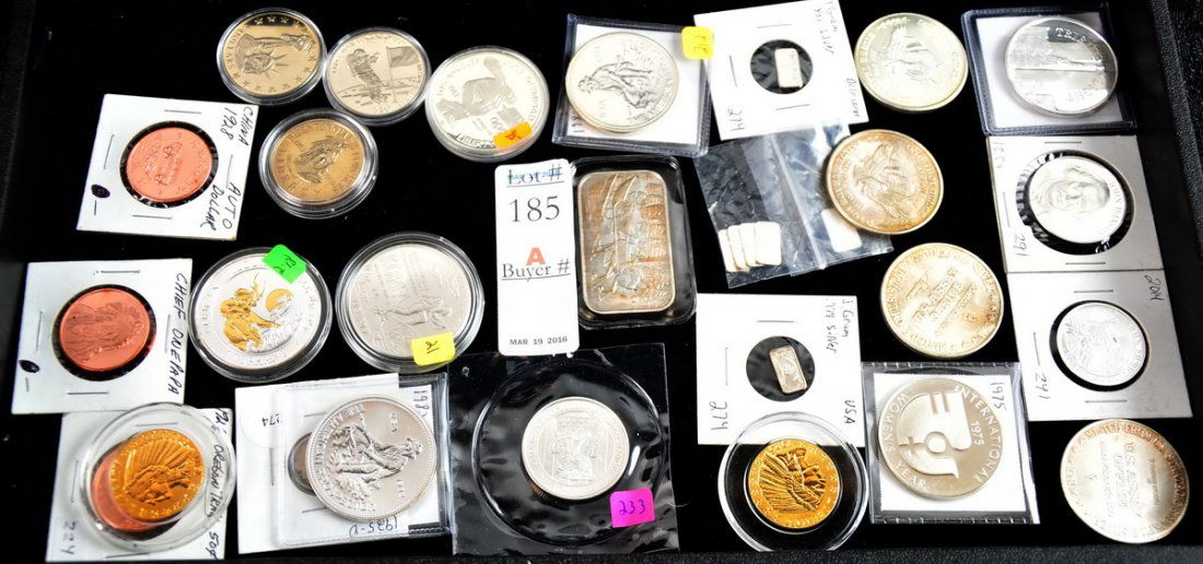 Collection of Silver/Copper Bullion (1 of 1)