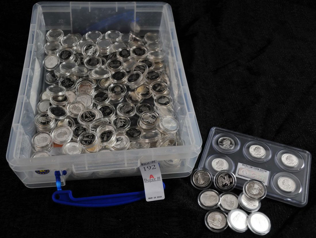 $54 Face Value US Silver Proof Quarters (1 of 1)