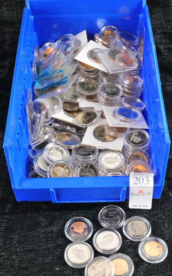 Over $80 Face Value US Proof and UNC Coins (1 of 1)