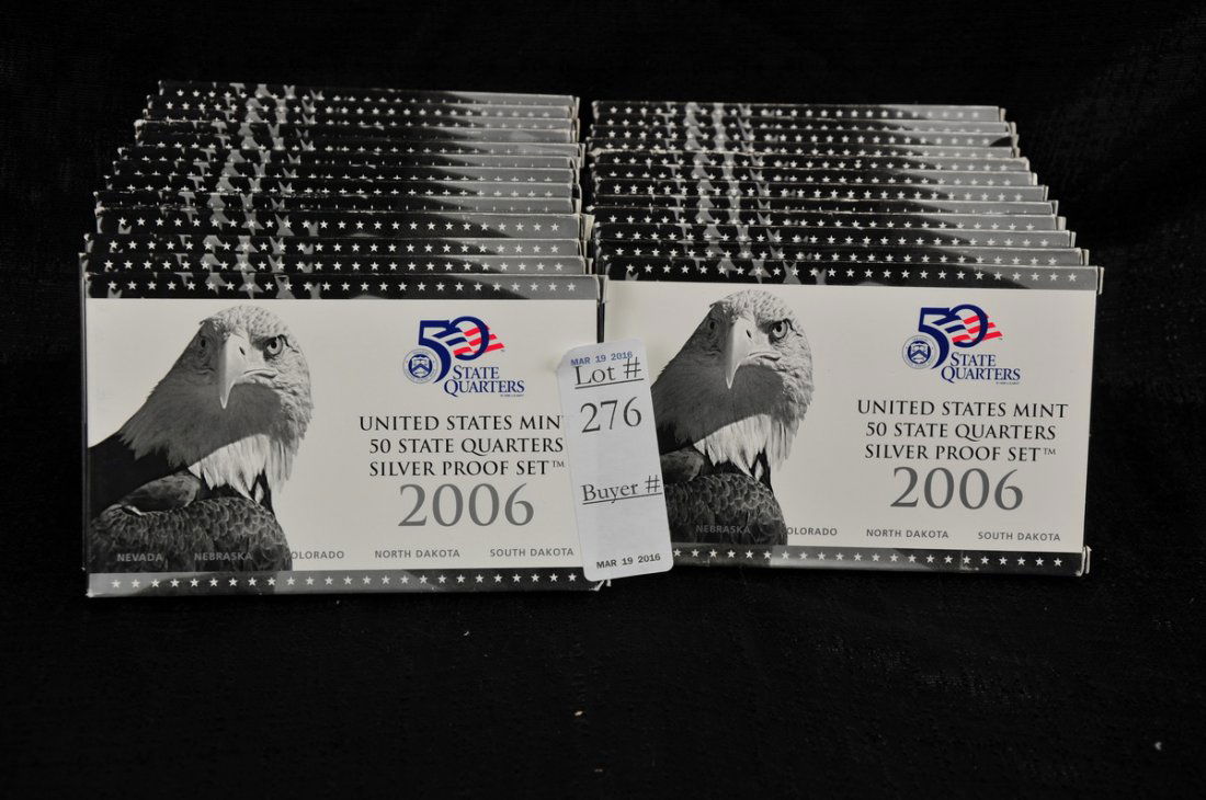 25 2006 Silver Quarter Proof Sets (1 of 1)