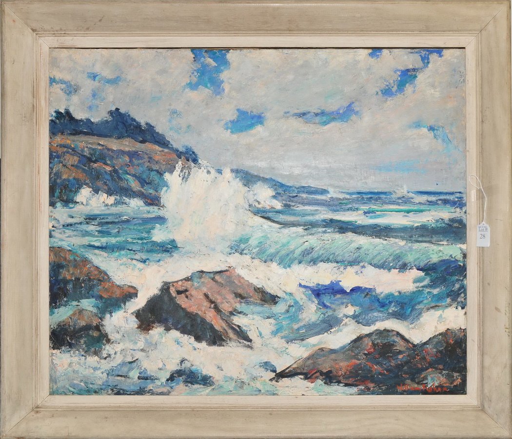 Oil on Canvas by William Fisher: Kennebunkport Artist measures 29x24