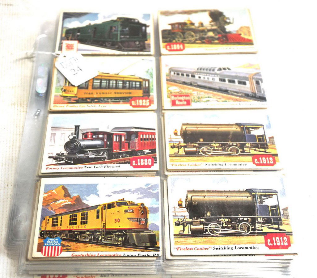 137 1955 Topps Rails and Sails Cards: 137 1955 Topps Rails and Sails Cards