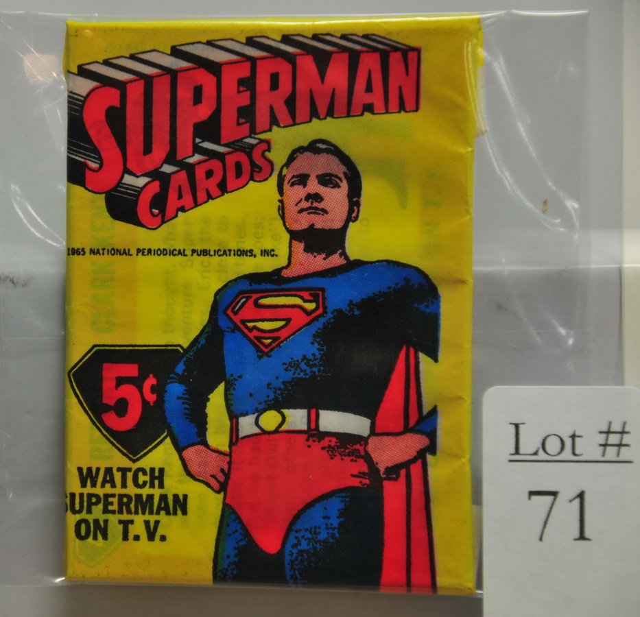 Superman Unopened Wax Pack: Superman Unopened Wax Pack