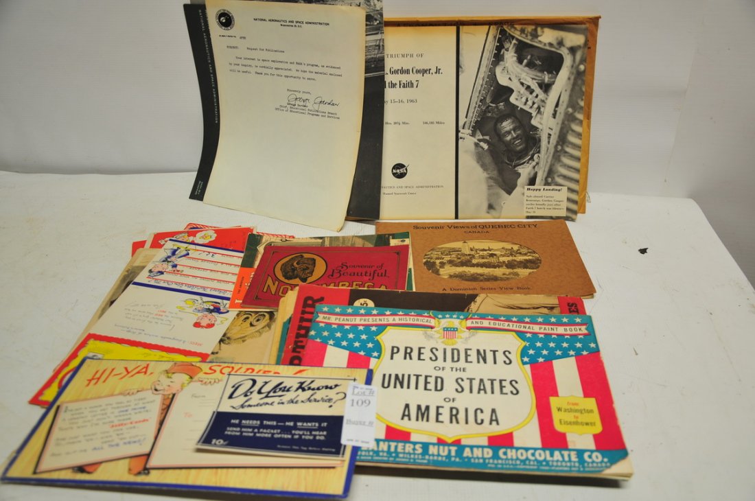 Collection of Ephemera: 1960's Space Catalogs, Advertising and more