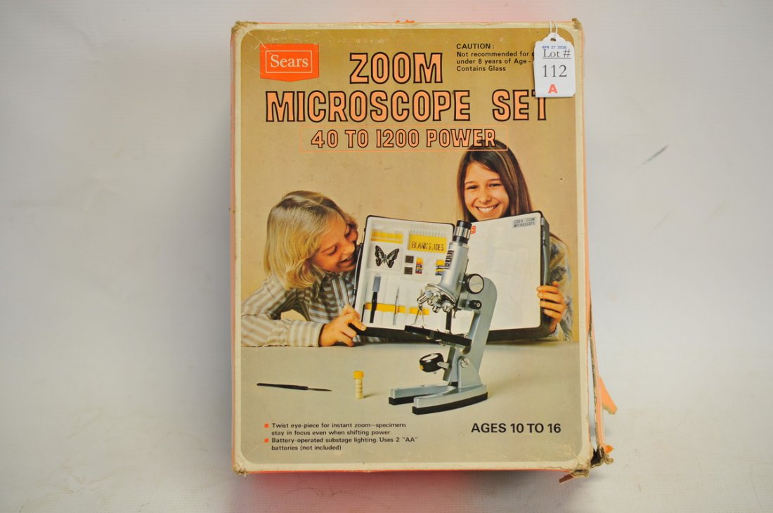 Sears Microscope Set in Original Box: Sears Microscope Set in Original Box