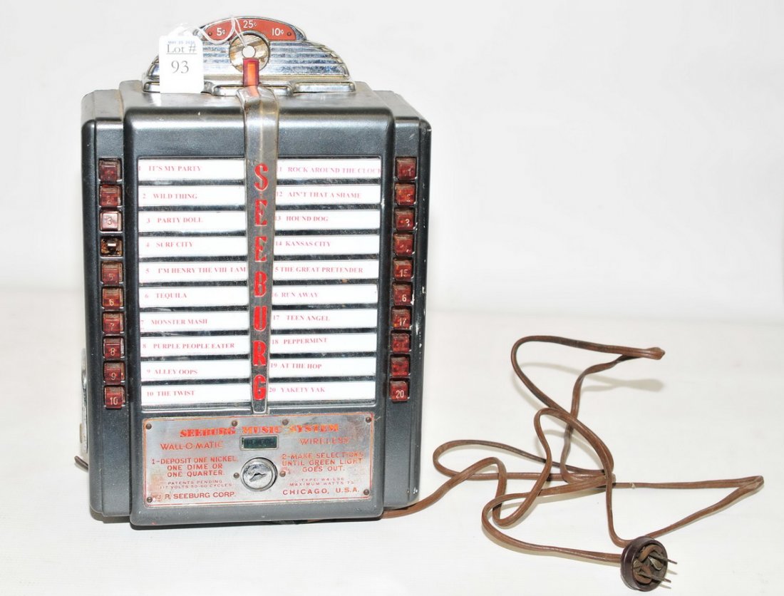Seeburg Wall O Matic Remote Jukebox: Seeburg Wall O Matic Remote Jukebox