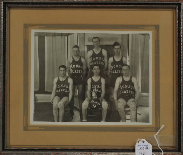 1930 Monson Maine Slaters Basketball Champs Photo