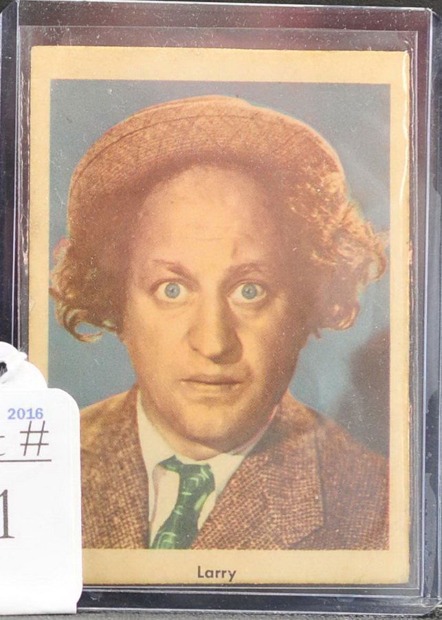 1959 Fleer Three Stooges Card Larry (1 of 2)